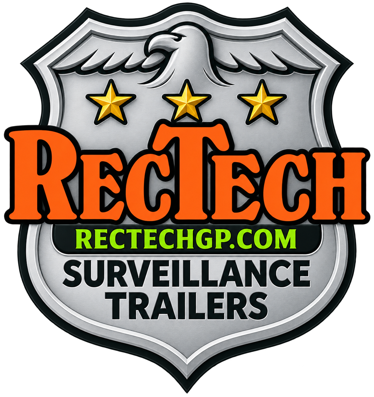 RecTech Surveillance Trailers badge